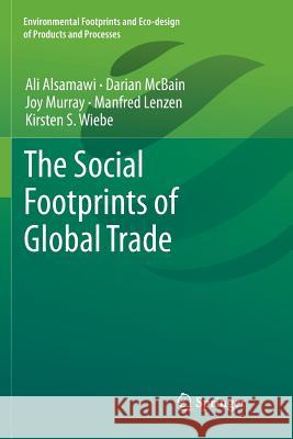 The Social Footprints of Global Trade Ali Alsamawi Darian McBain Joy Murray 9789811350580