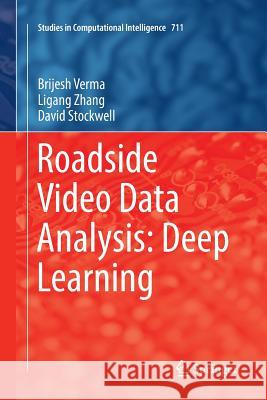 Roadside Video Data Analysis: Deep Learning Verma, Brijesh 9789811351624