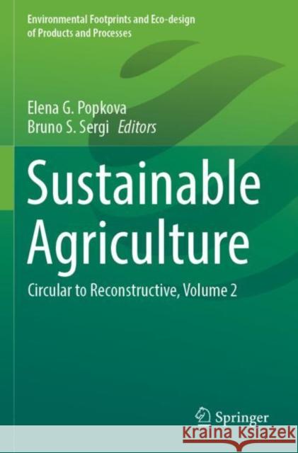 Sustainable Agriculture  9789811911279 Springer Verlag, Singapore