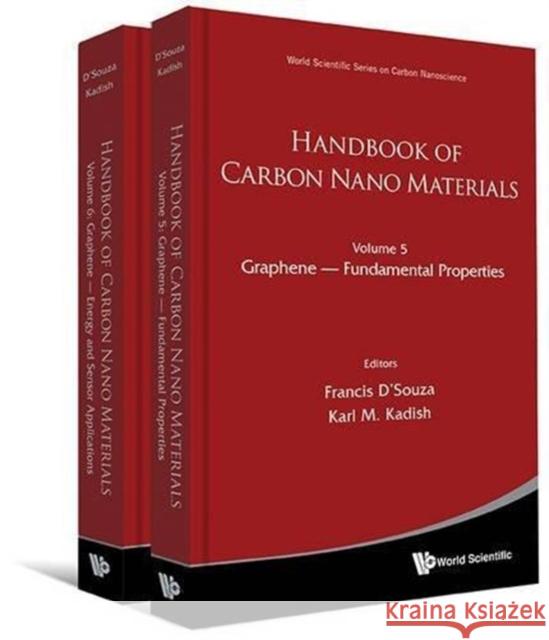Handbook of Carbon Nano Materials (Volumes 5-6) Kadish, Karl M. 9789814566698 World Scientific Publishing Company