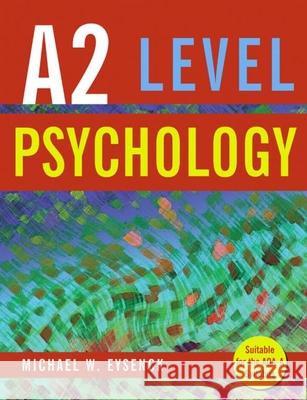 A2 Level Psychology Michael Eysenck 9781848720091  - książka