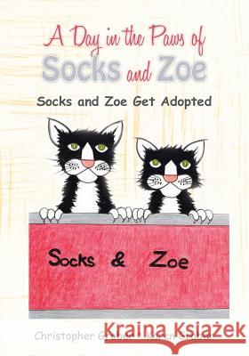 A Day in the Paws of Socks and Zoe: Socks and Zoe Get Adopted Christopher Graber Karen Graber 9781497440531 Createspace - książka