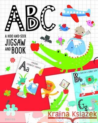 ABC: A Hide-and-Seek Jigsaw and Book    9781785986369 Make Believe Ideas - książka