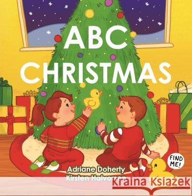 ABC Christmas Adriane Doherty Kirsten Halvorsen 9781947141094 Rubber Ducky Press - książka