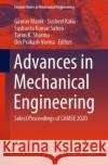 Advances in Mechanical Engineering: Select Proceedings of Camse 2020 Gaurav Manik Susheel Kalia Sushanta Kumar Sahoo 9789811609411 Springer