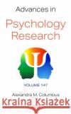 Advances in Psychology Research. Volume 147  9781685076566 Nova Science Publishers Inc