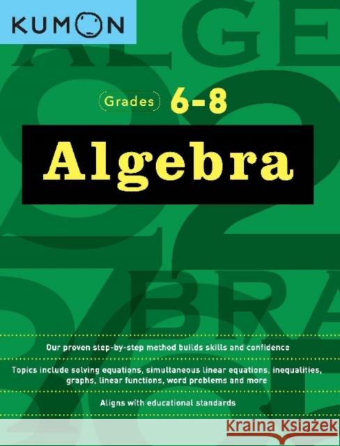 Algebra Kumon 9781941082584 Kumon Publishing North America - książka