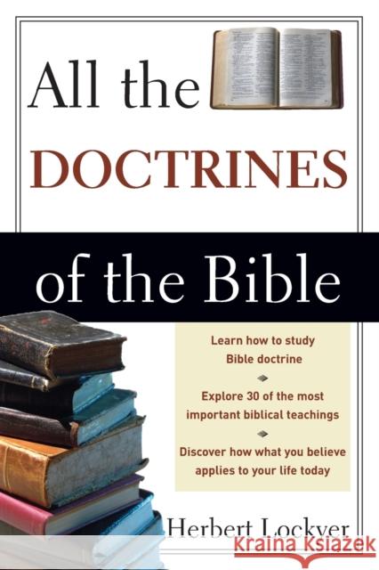 All the Doctrines of the Bible Herbert Lockyer 9780310280514 Zondervan Publishing Company - książka