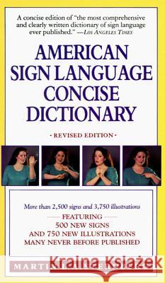 American Sign Language Concise Dictionary: Revised Edition Martin L. A. Sternberg 9780062740106 HarperCollins Publishers - książka