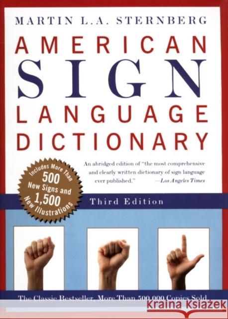 American Sign Language Dictionary-Flexi Martin L. A. Sternberg Marin Sternberg Herbert Rogoff 9780062736345 HarperResource - książka