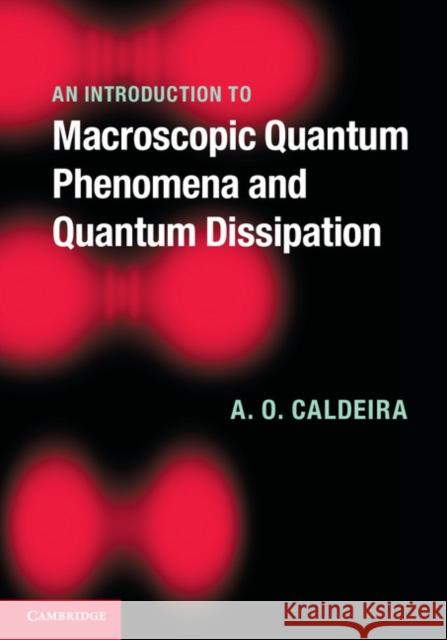 An Introduction to Macroscopic Quantum Phenomena and Quantum Dissipation A  O Caldeira 9780521113755 CAMBRIDGE UNIVERSITY PRESS - książka