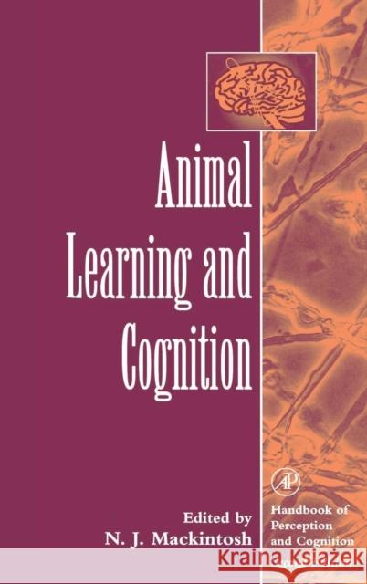 Animal Learning & Cognition Mackintosh, N. J. 9780121619534 Academic Press - książka