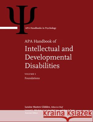 APA Handbook of Intellectual and Developmental Disabilities  9781433831942 American Psychological Association - książka