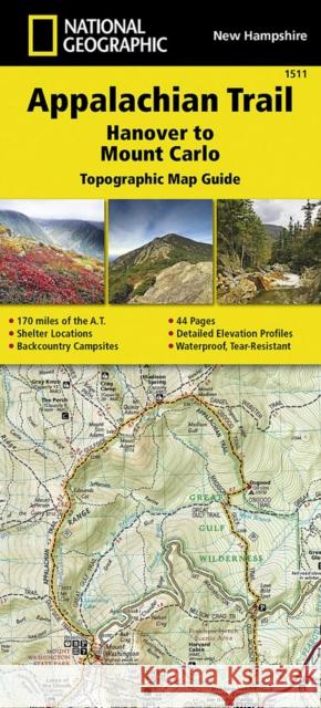 Appalachian Trail: Hanover to Mount Carlo Map [New Hampshire] National Geographic Maps 9781597756488 National Geographic Maps - książka