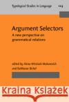 Argument Selectors  9789027202024 John Benjamins Publishing Co