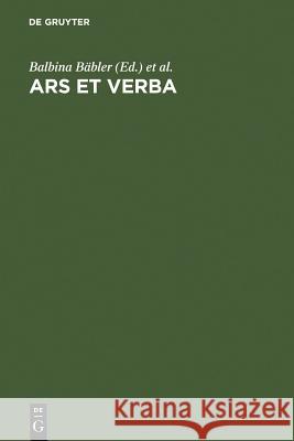 Ars et Verba Bäbler, Balbina 9783598730566 K. G. Saur - książka