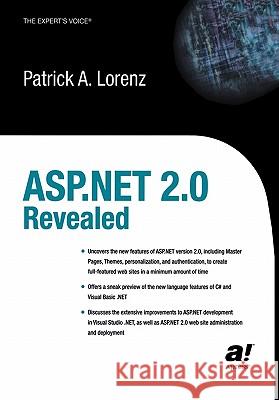 ASP.NET 2.0 Revealed Patrick Lorenz 9781590593370 APress - książka