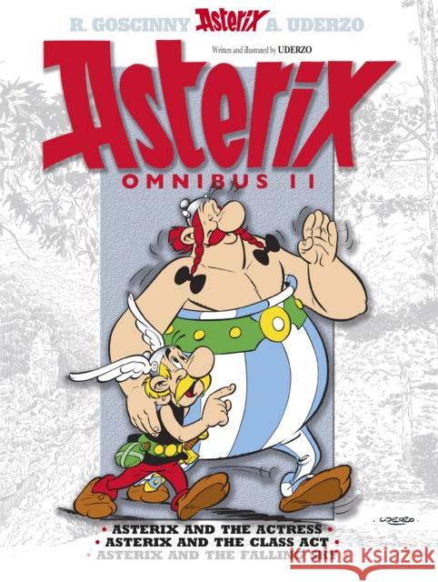 Asterix: Asterix Omnibus 11: Asterix and The Actress, Asterix and The Class Act, Asterix and The Falling Sky Rene Goscinny 9781444004267  - książka