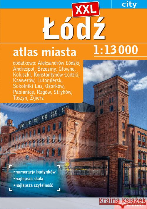 Atlas miasta Łódź plus 15 1:16000  9788379120734 Demart - książka