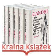 Ausgewählte Werke, 5 Bde. : Eine Autobiographie; Satyagraha in Südafrika; Grundlegende Schriften; Die Stimme der Wahrheit; Ausgewählte Briefe Gandhi, Mahatma 9783835306516 Wallstein - książka