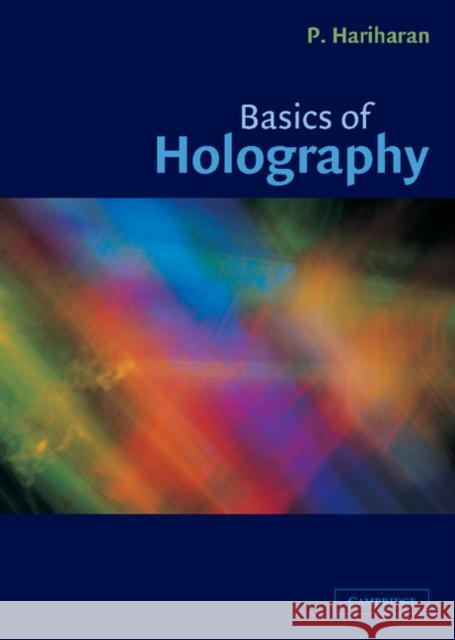 Basics of Holography Parameswaran Hariharan 9780521807418 Cambridge University Press - książka