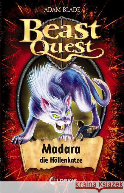 Beast Quest - Madara, die Höllenkatze Blade, Adam 9783785581360 Loewe Verlag - książka