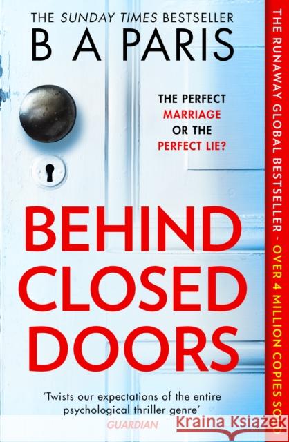 Behind Closed Doors B A Paris 9781848454125 HarperCollins Publishers - książka