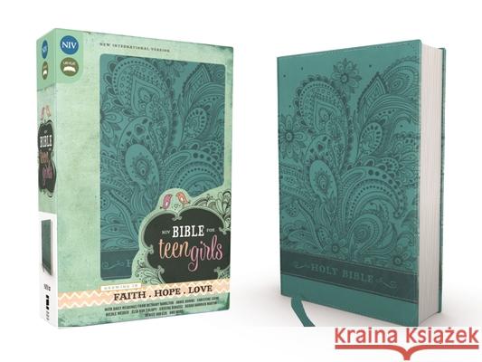 Bible for Teen Girls-NIV: Growing in Faith, Hope, and Love Zondervan Publishing 9780310749882 Zondervan - książka