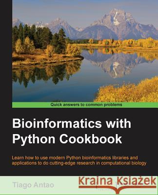 Bioinformatics with Python Cookbook  9781782175117  - książka