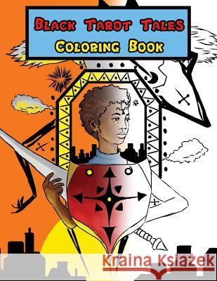 Black Tarot Tales Coloring Book Carlos Gee 9781979494311 Createspace Independent Publishing Platform - książka