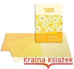Blok A4/20K Deco Yellow 170g HAPPY COLOR  5905130004995 GDD - książka