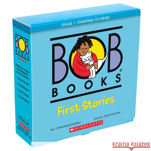 Bob Books - First Stories Box Set Phonics, Ages 4 and Up, Kindergarten (Stage 1: Starting to Read) Kertell, Lynn Maslen 9780545734097 Scholastic Inc. - książka