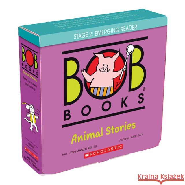 Bob Books: Animal Stories Box Set (12 Books) Lynn Maslen Kertell 9781338315127 Scholastic US - książka
