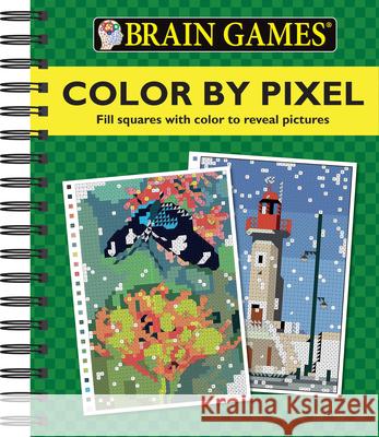 Brain Games - Color by Pixel Publications International Ltd 9781680223064 Publications International, Ltd. - książka