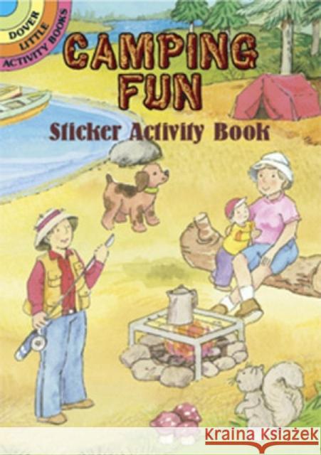 Camping Fun Sticker Activity Book Cathy Beylon 9780486426266 Dover Publications Inc. - książka