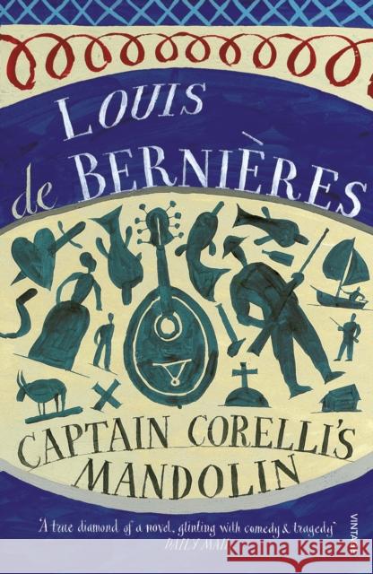 Captain Corelli's Mandolin: AS SEEN ON BBC BETWEEN THE COVERS Louis de Bernieres 9780749397548 Vintage Publishing - książka