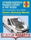 Citroen Dispatch, Peugeot Expert & FIAT Scudo Diesel ('07-Aug '16) 56 to 16  9781785214127 Haynes Publishing Group