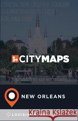 City Maps New Orleans Louisiana, USA James McFee 9781545119679 Createspace Independent Publishing Platform - książka