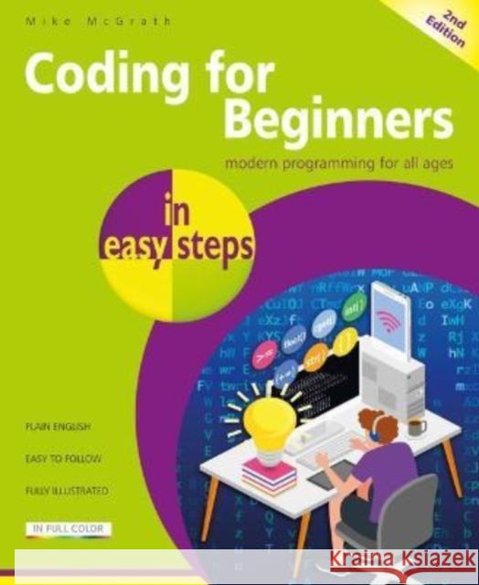 Coding for Beginners in easy steps Mike McGrath 9781840789751 In Easy Steps Limited - książka