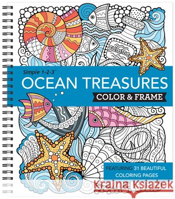 Color & Frame - Ocean Treasures (Adult Coloring Book) New Seasons 9781645582182 Publications International, Ltd. - książka