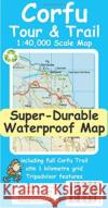 Corfu Tour & Trail Super-Durable Map David Brawn 9781782750628 Discovery Walking Guides Ltd