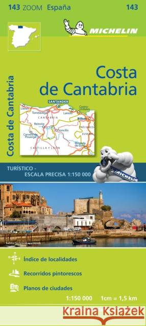Costa de Cantabria - Zoom Map 143: Map  9782067218055 Michelin Zoom Maps - książka