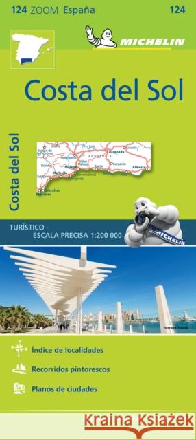 Costa del Sol - Zoom Map 124: Map Michelin 9782067217928 Michelin Zoom Maps - książka