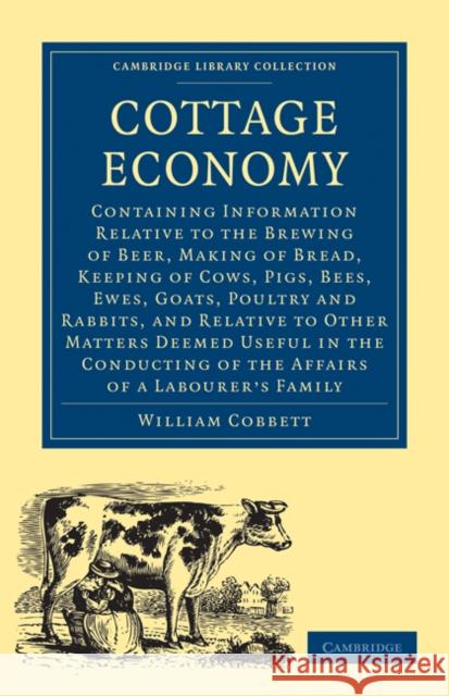 Cottage Economy William Cobbett 9781108004077 Cambridge University Press - książka
