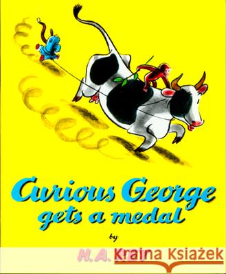 Curious George Gets a Medal H. A. Rey 9780395185599 Houghton Mifflin Company - książka