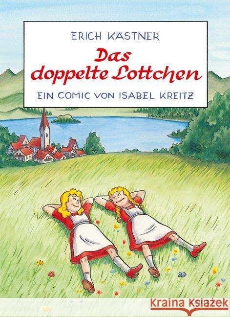 Das doppelte Lottchen : Ein Comic von Isabel Kreitz Kästner, Erich 9783855356225 Atrium Verlag - książka