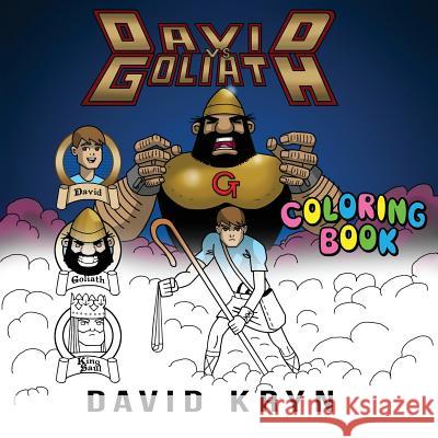 David Vs Goliath Coloring Book David Kryn 9781542842952 Createspace Independent Publishing Platform - książka