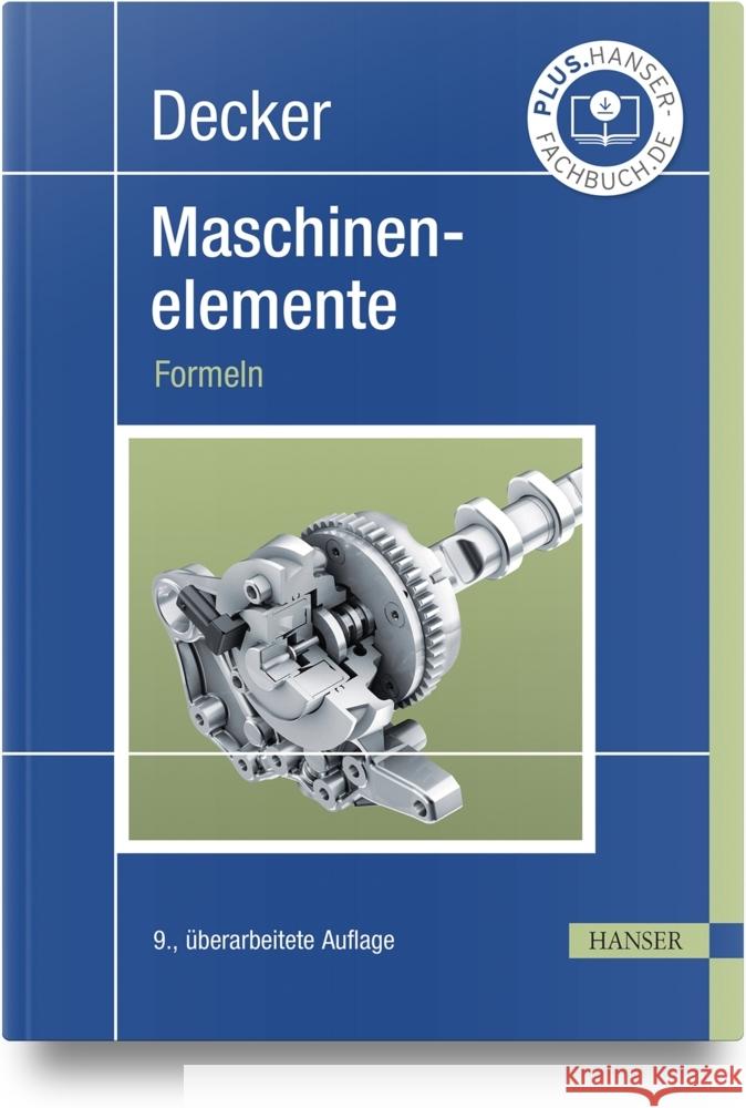 Decker Maschinenelemente Kabus, Karlheinz 9783446473317 Hanser Fachbuchverlag - książka