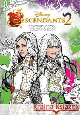 Descendants 2 a Wickedly Cool Coloring Book Disney Book Group 9781368014397 Disney Press - książka
