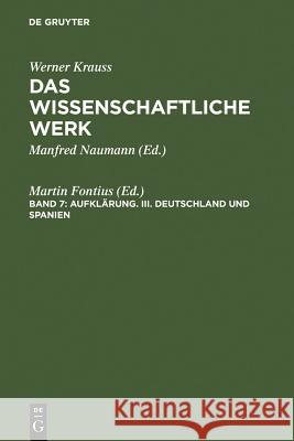 Deutschland und Spanien Fontius, Martin 9783110145472 Walter de Gruyter - książka